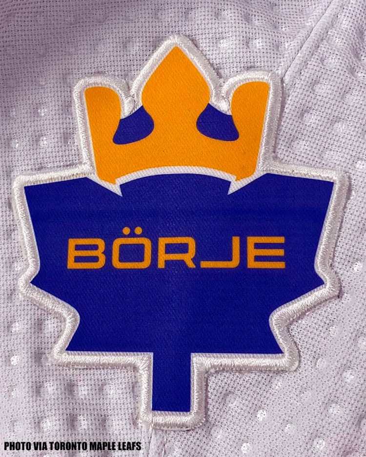 Maple Leafs Add Crowned Memorial Patch For “The King” Borje Salming ...