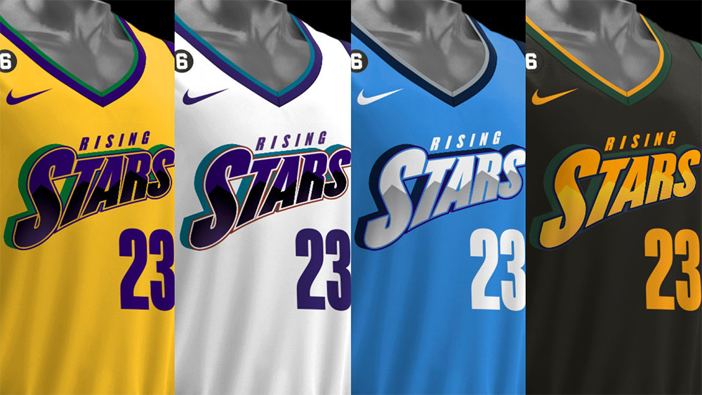 NBA Reveals Uniforms For 2023 Jordan Rising Stars Tournament