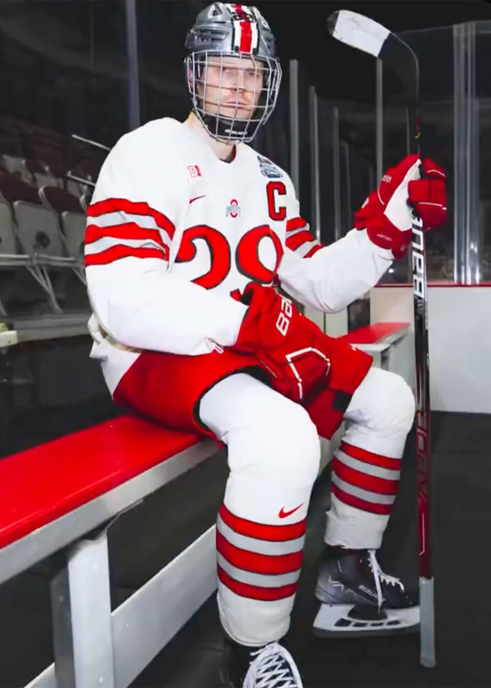 Ohio State Hockey To Wear FootballInspired Uniforms For “Faceoff On