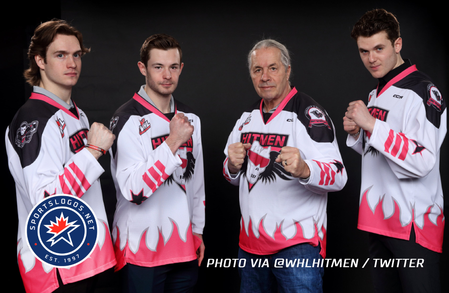 Three Count: WHL's Calgary Hitmen Complete Trilogy of Bret Hart Jerseys