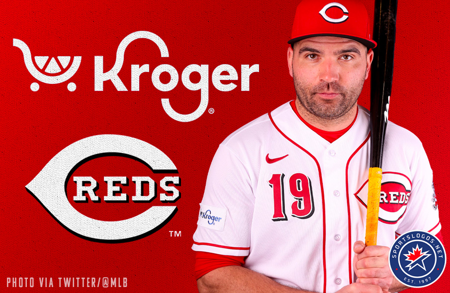 Cincinnati Reds Add Kroger Logo to Jersey Sleeves