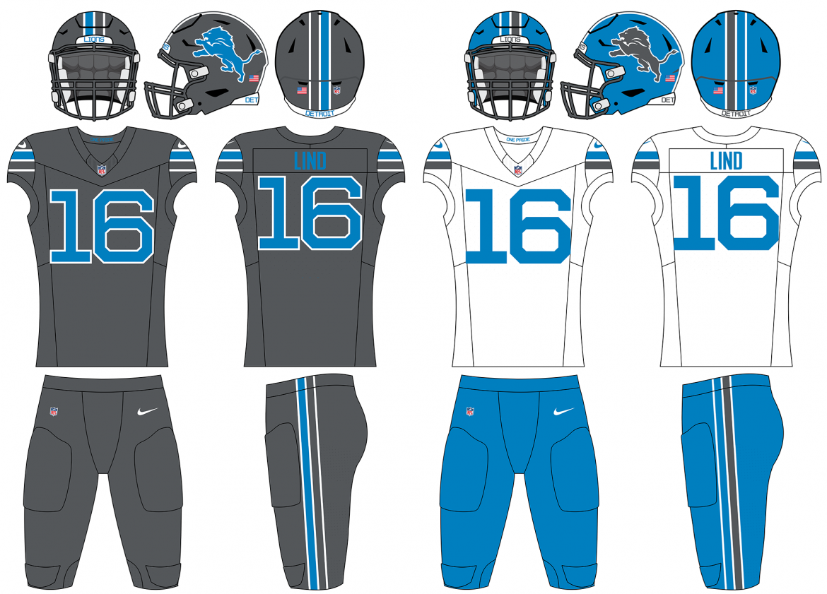 Detroit Lions Uniform Redesign Contest Results News