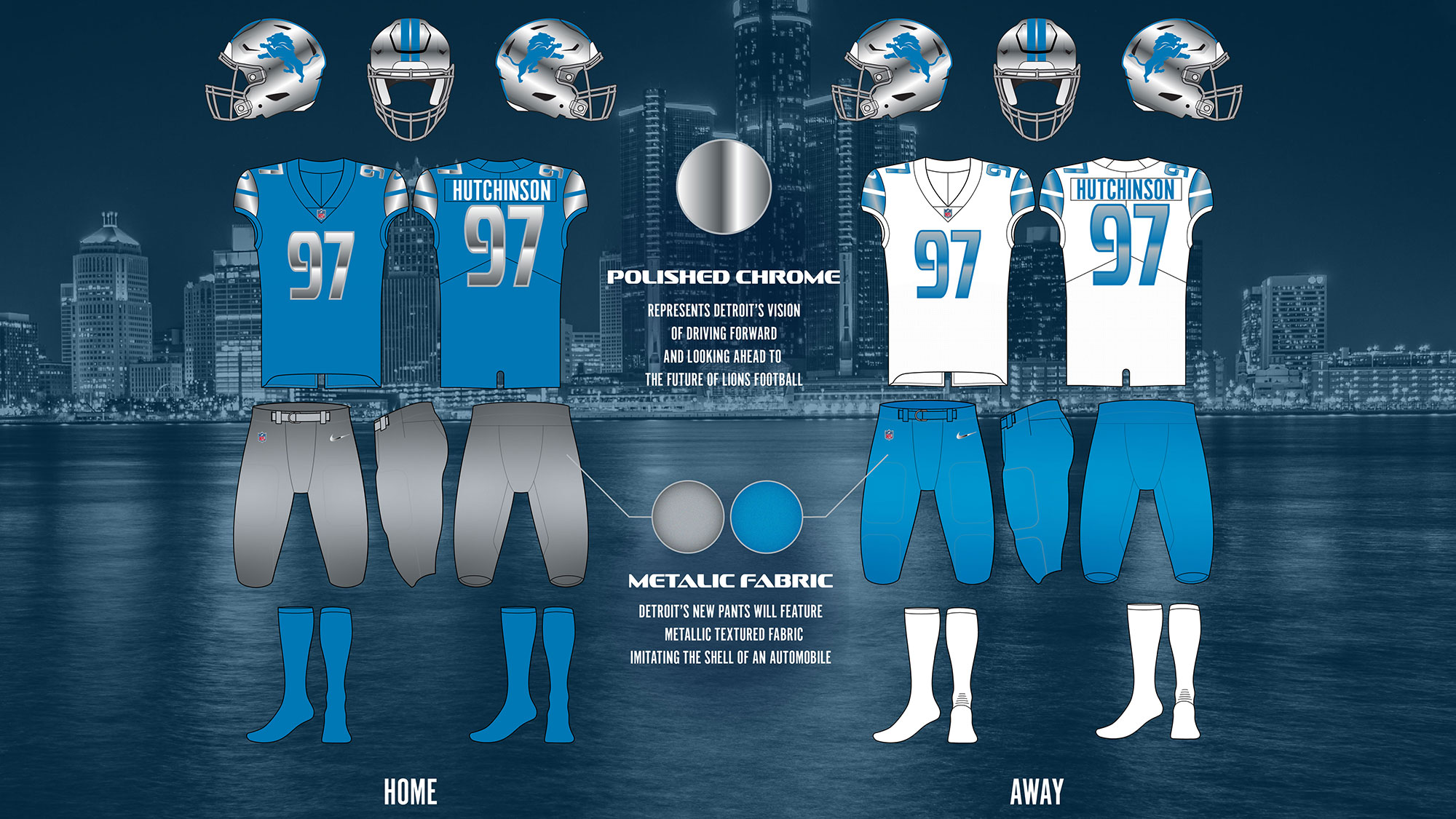 Detroit Lions Uniform Redesign Contest Results News