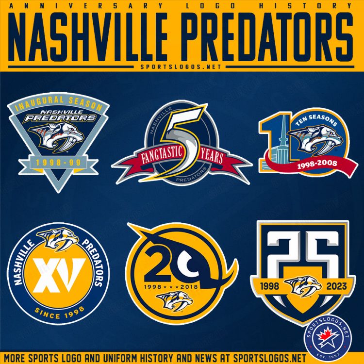 Nashville Predators Bare Their Fangs with New 25th Anniversary Logo