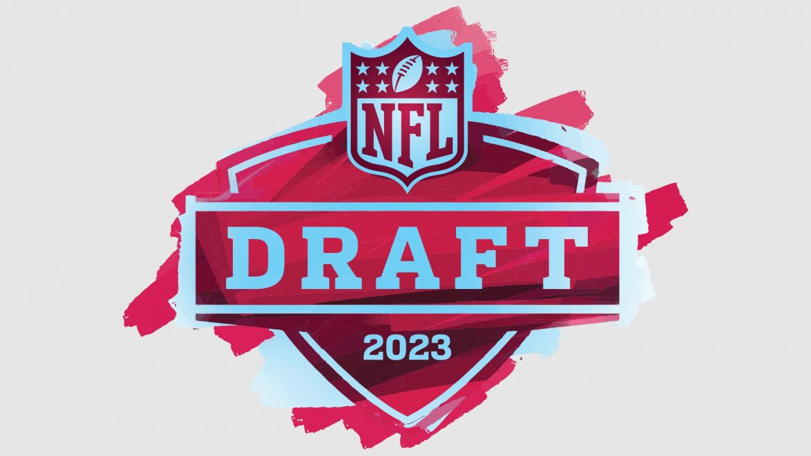 Illustrated Team Logos On Display At 2023 NFL Draft News