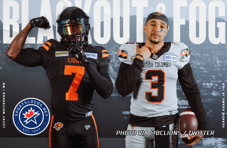 CFL’s BC Lions Launch Revamped Home And Away Uniforms – SportsLogos.Net ...