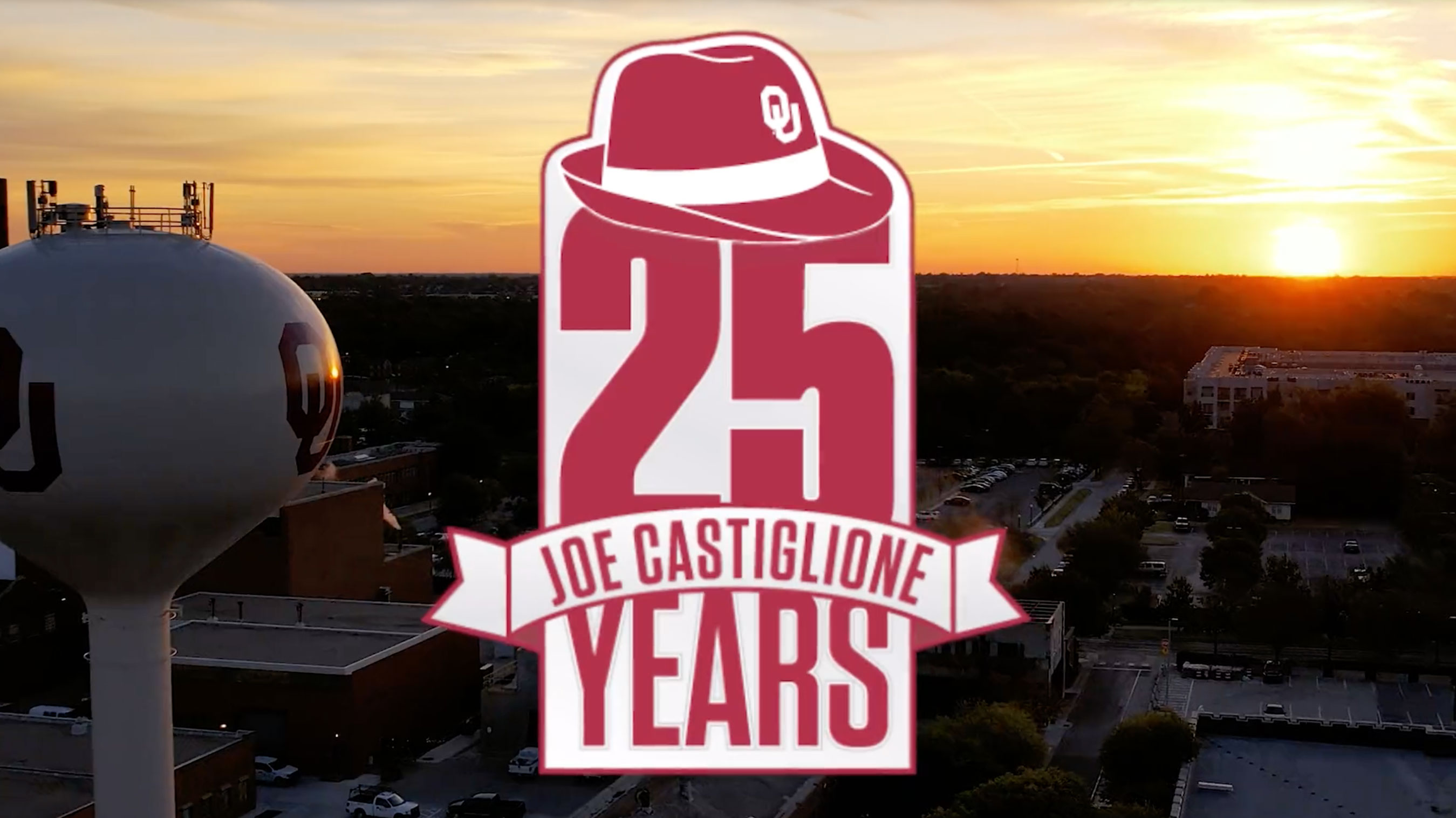 Oklahoma Sooners Mark Athletic Director Joe Castiglione’s 25th Anniversary With Commemorative Logo