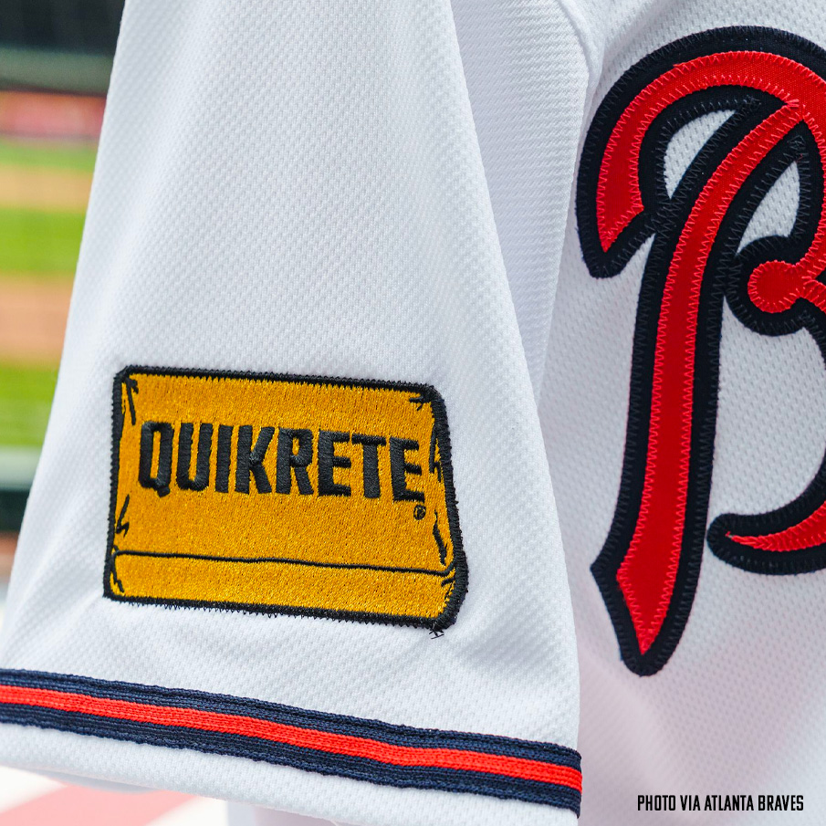 Atlanta Braves Strike Deal with Quikrete for Jersey Ad