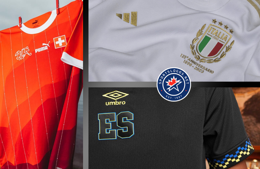 Switzerland, Italy, El Salvador Release New National Team Kits