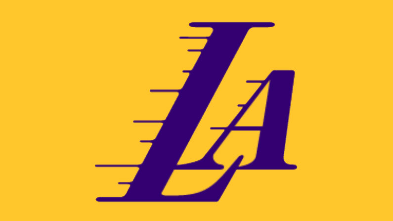 Los Angeles Lakers Add New Partial Logo Update Shade Of Purple Sportslogos News