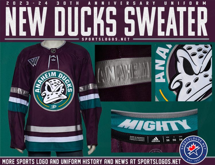 Anaheim Ducks Reveal Mighty Fine New Uniform for 30th Anniversary