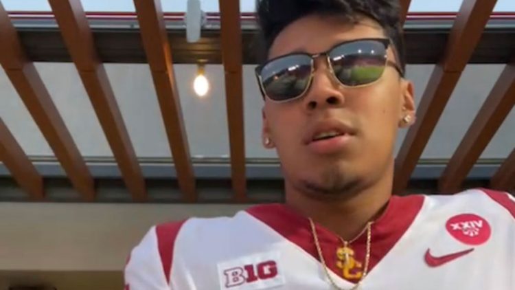 Usc Trojans Add Big Ten Logo Patch To Jerseys For Recruiting Visits