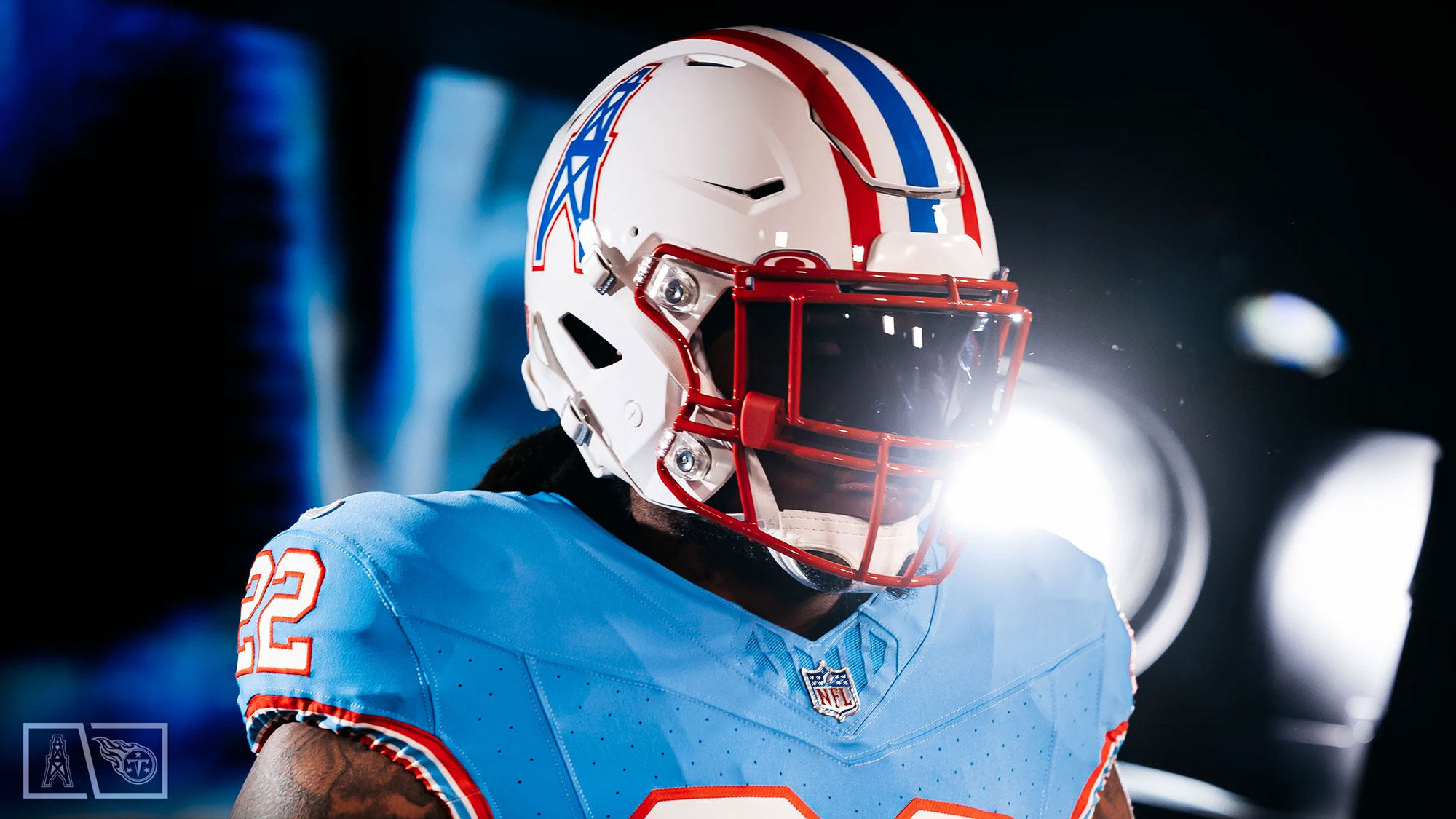 Tennessee Titans Unveil Houston Oilers Throwback Uniforms SportsLogos