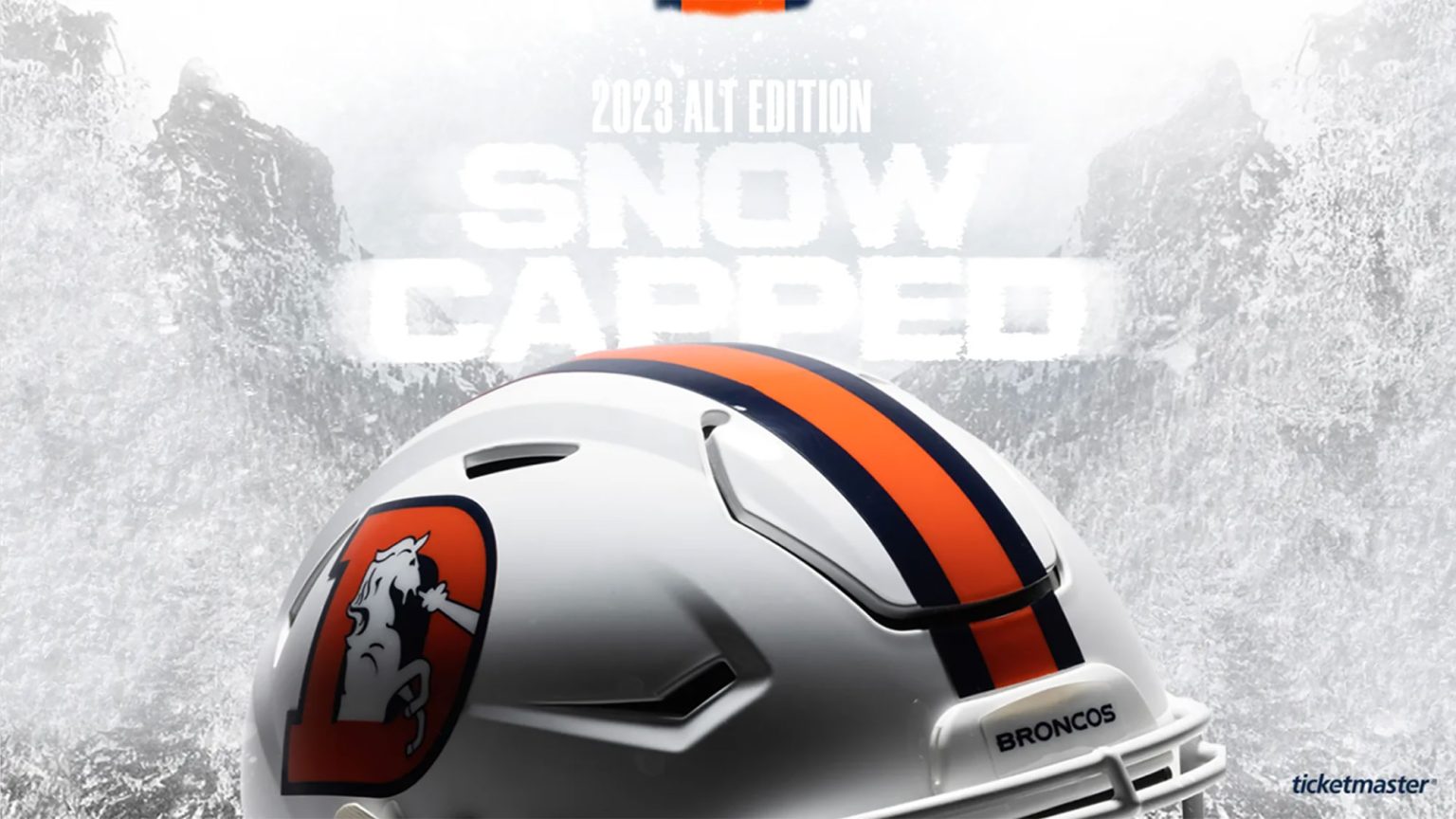 Denver Broncos Unveil New “Snowcapped” White Alternate Helmets ...