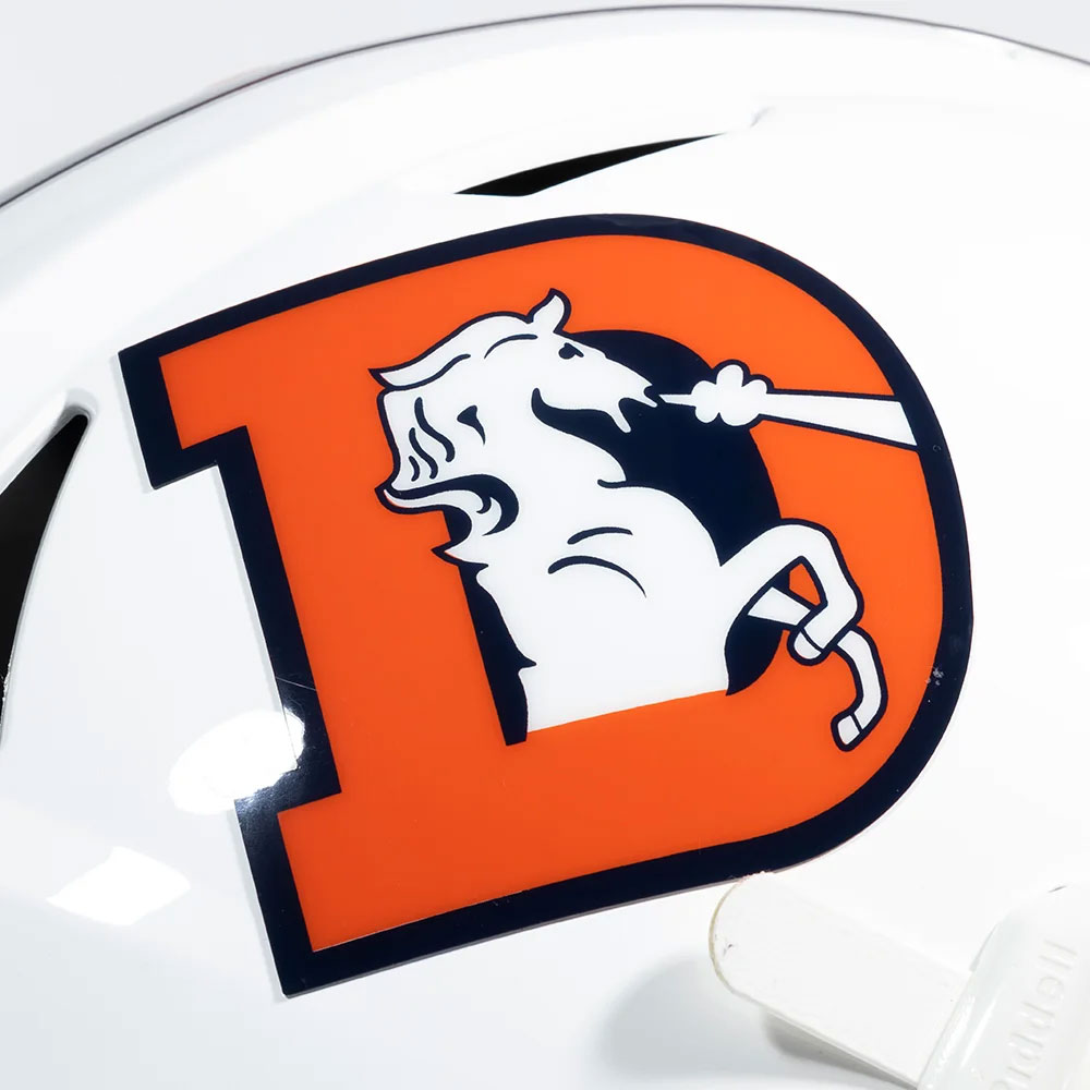 Denver Broncos Unveil New “Snowcapped” White Alternate Helmets