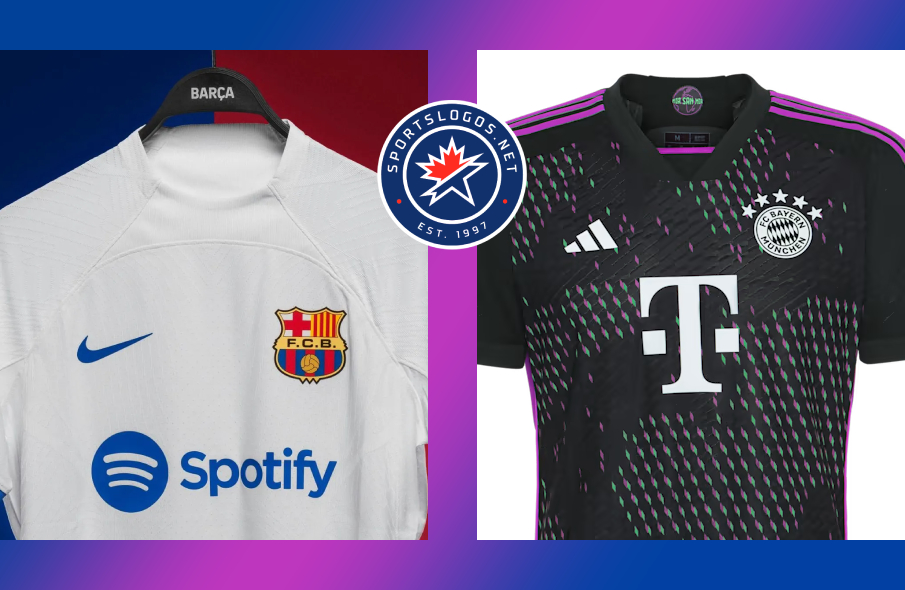 Barcelona, Bayern Munich Break With Tradition for 23-24 Away Kits – Plus Other Kit Launches Around Europe