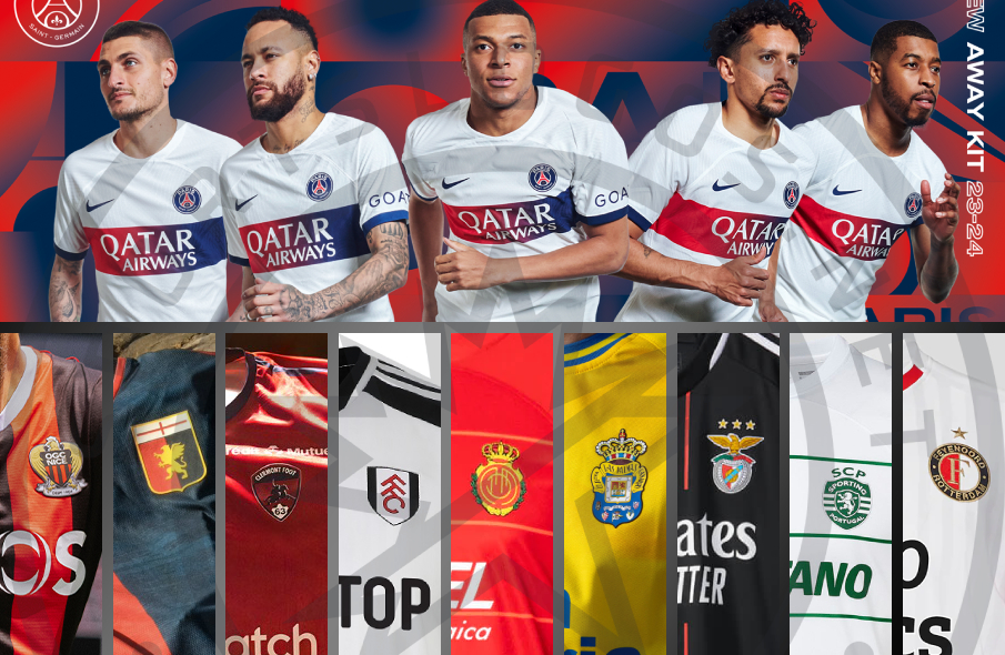 Paris Saint-Germain Trots Out 2023-24 Away Kit – Plus More Unveilings From Around Europe