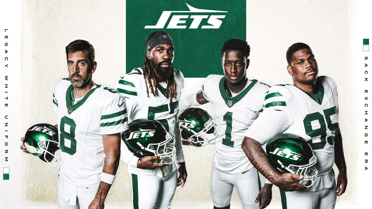 New York Jets Sack Exchange Throwback Uniforms 2023  1536x864 