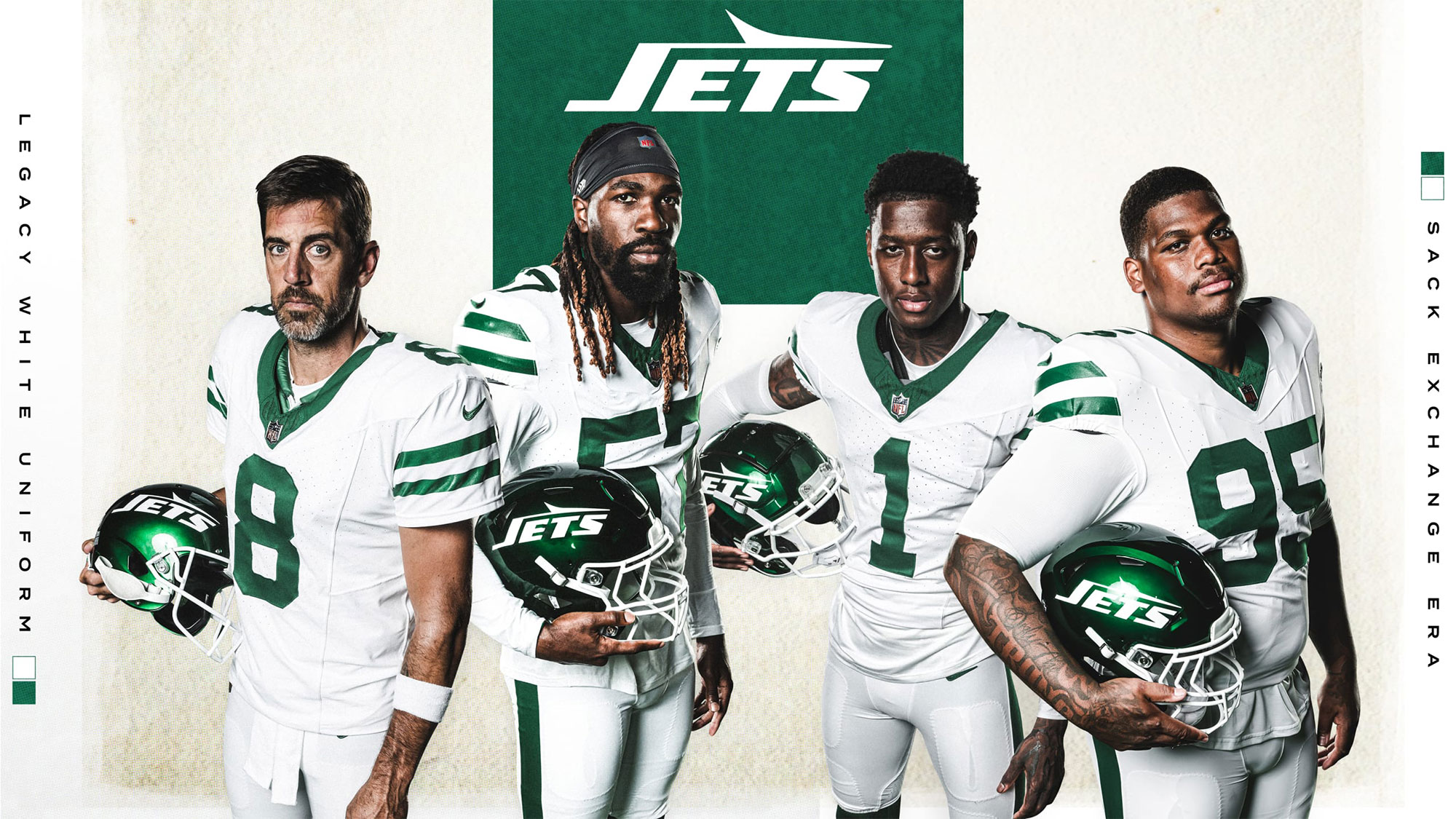 New York Jets Reveal “New York Sack Exchange” Throwback Uniforms