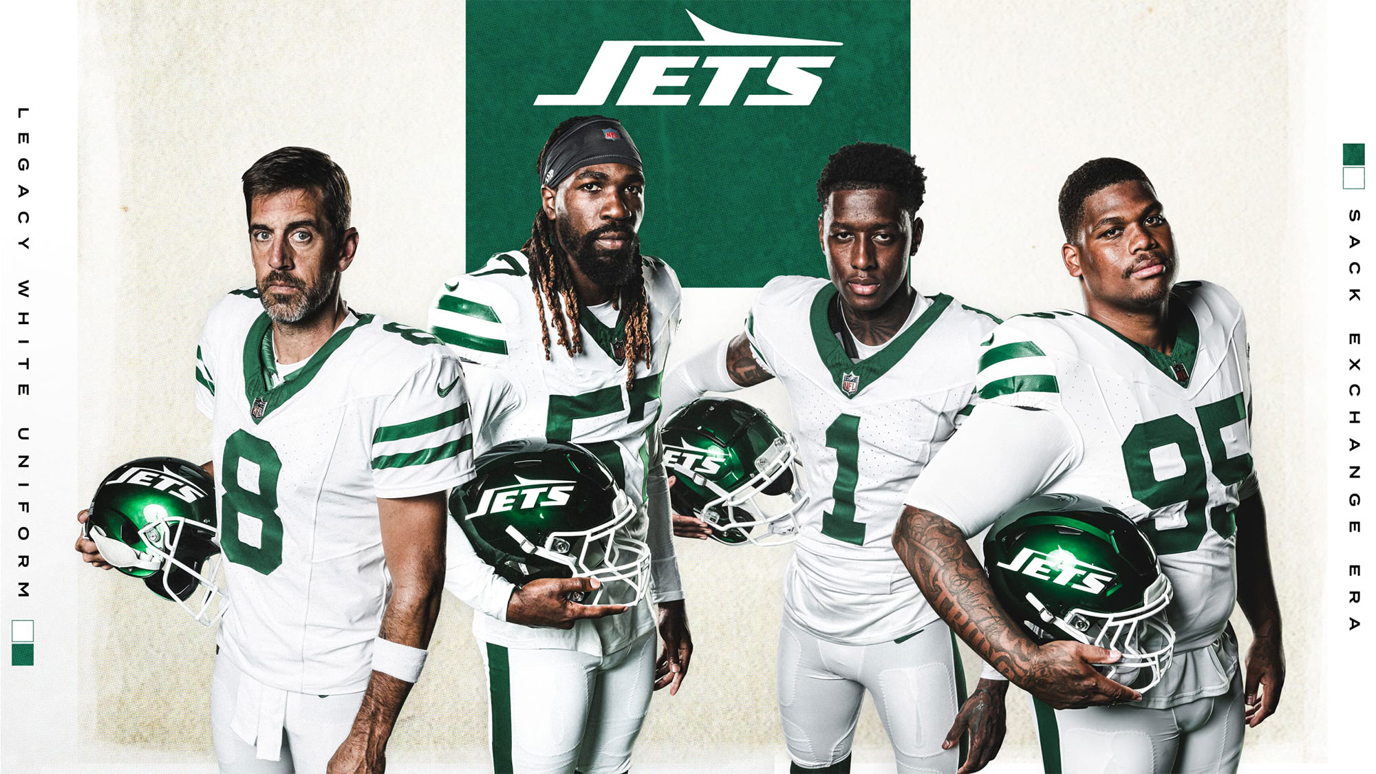 New York Jets Reveal New York Sack Exchange Throwback Uniforms 