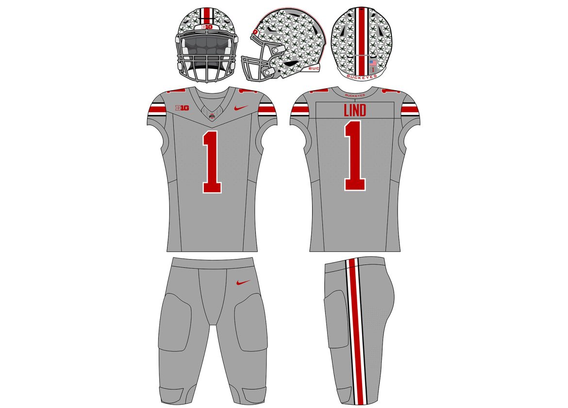 Ohio State Teases Gray Alternate Uniforms For Michigan State Game ...