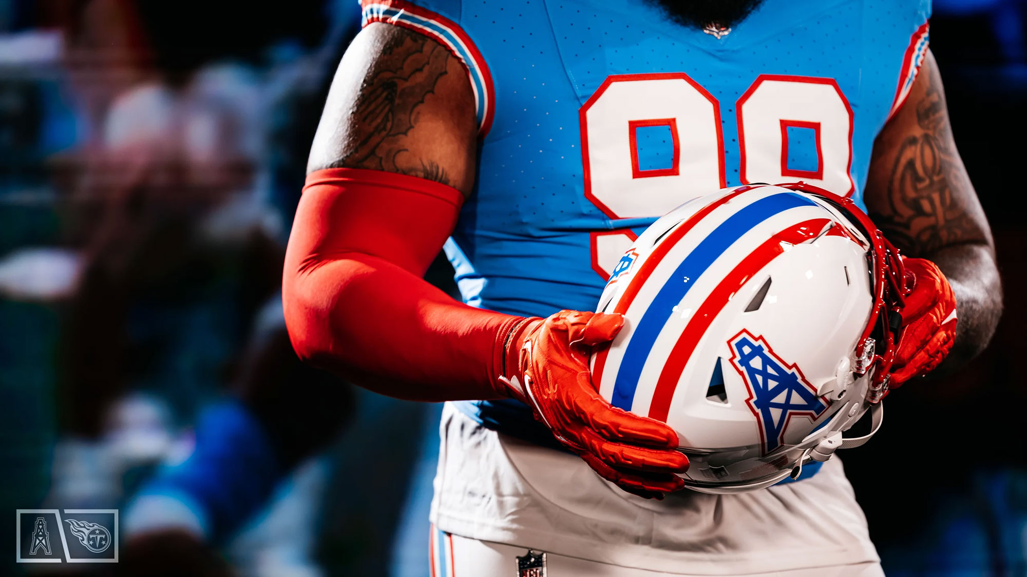 Tennessee Titans Unveil Houston Oilers Throwback Uniforms SportsLogos