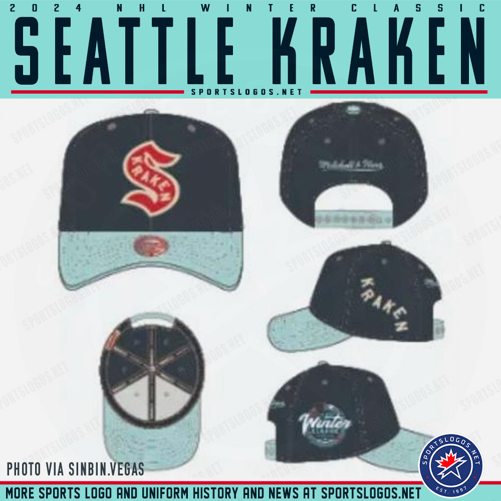 2024 Winter Classic Logos for Kraken, Golden Knights Leaked