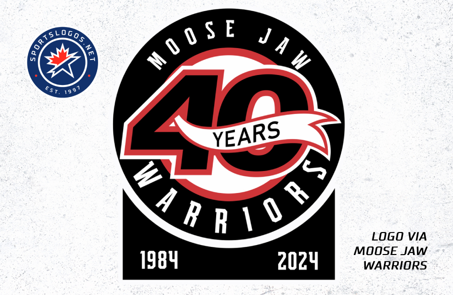 WHL's Moose Jaw Warriors Mark 40th Season With New Logo, Third Jersey