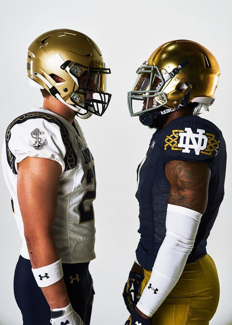 Notre Dame, Navy Unveil Alternate Uniforms For Aug. 26 Game In Ireland