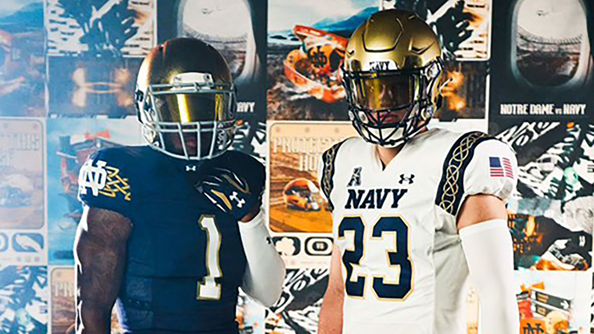 Notre Dame, Navy Unveil Alternate Uniforms For Aug. 26 Game In Ireland