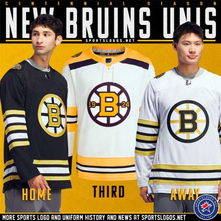 Boston Bruins Reveal New Centennial Jerseys – SportsLogos.Net News