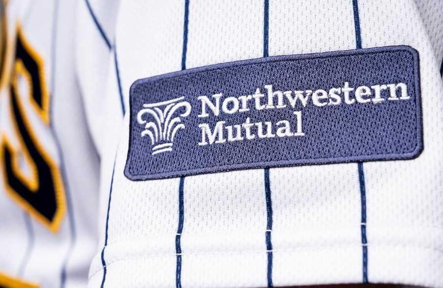 Milwaukee Brewers Add Northwestern Mutual Logo to Jersey