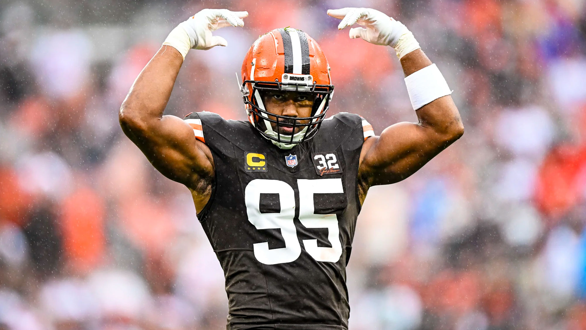 Cleveland Browns Add Jim Brown Memorial Patch To Jerseys – SportsLogos ...