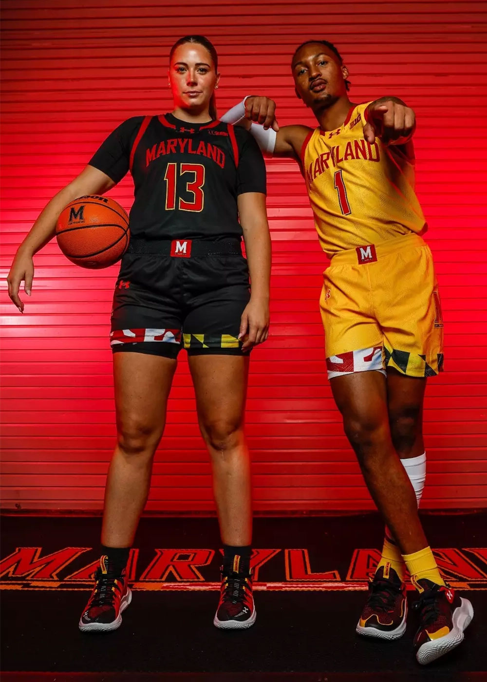 Maryland Terrapins Unveil New Men’s, Women’s Basketball Uniforms