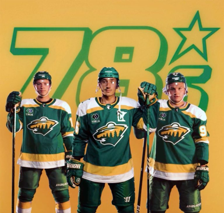 Minnesota Wild Unveil New GreenandGold “The 78s” Alternate Uniform