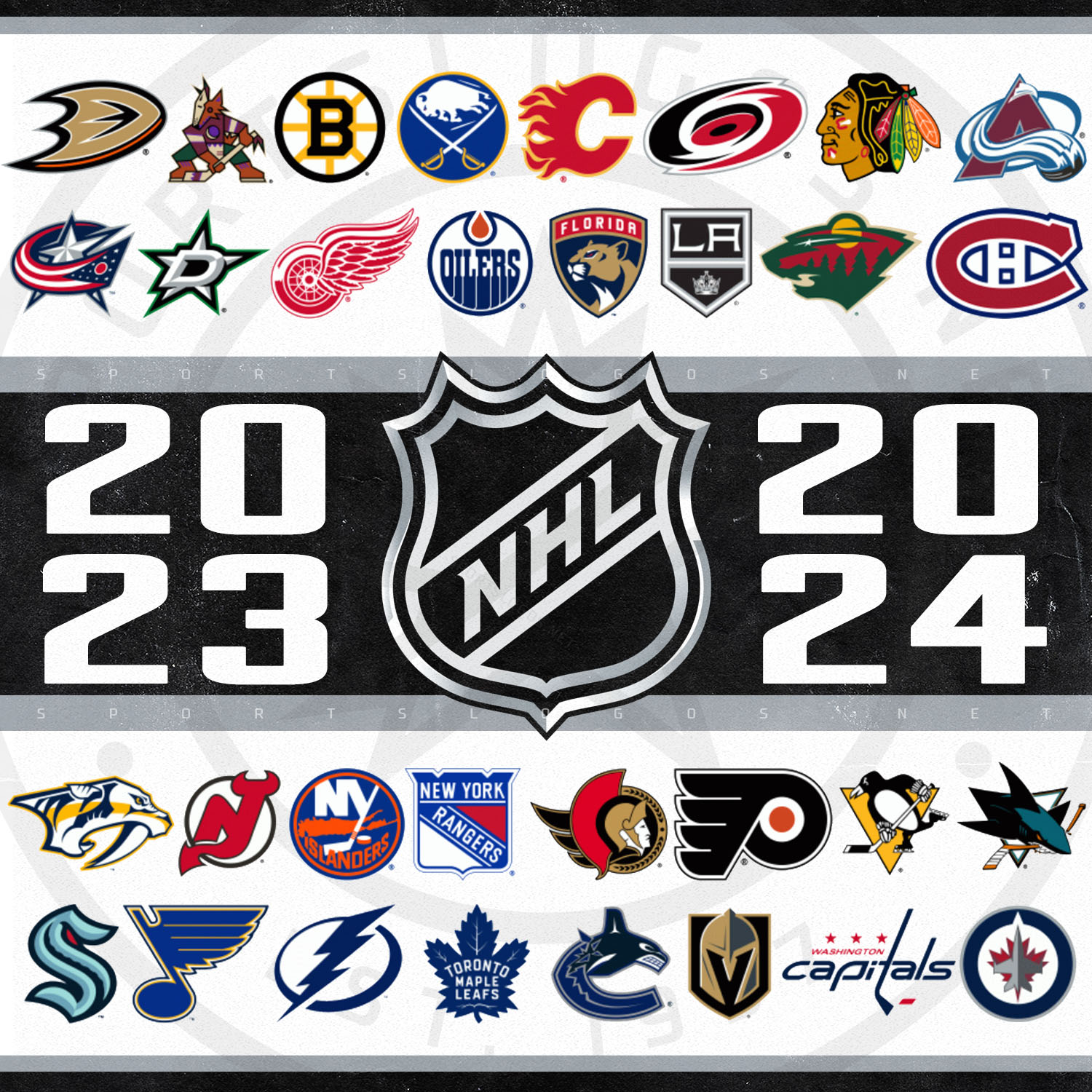 2023 24 nhl team logos