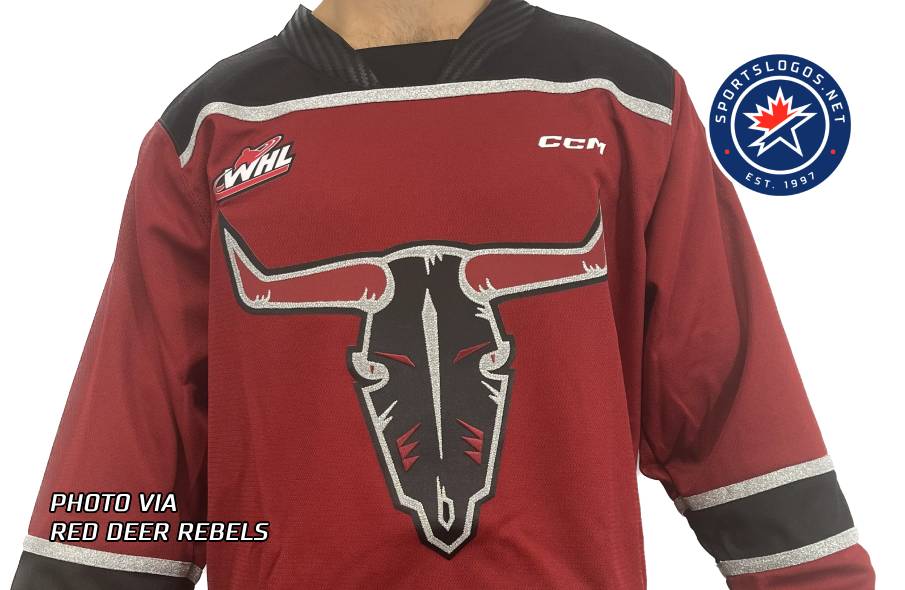 Return of the 'Bull Skull': WHL's Red Deer Rebels Unveil New Alternate Jersey