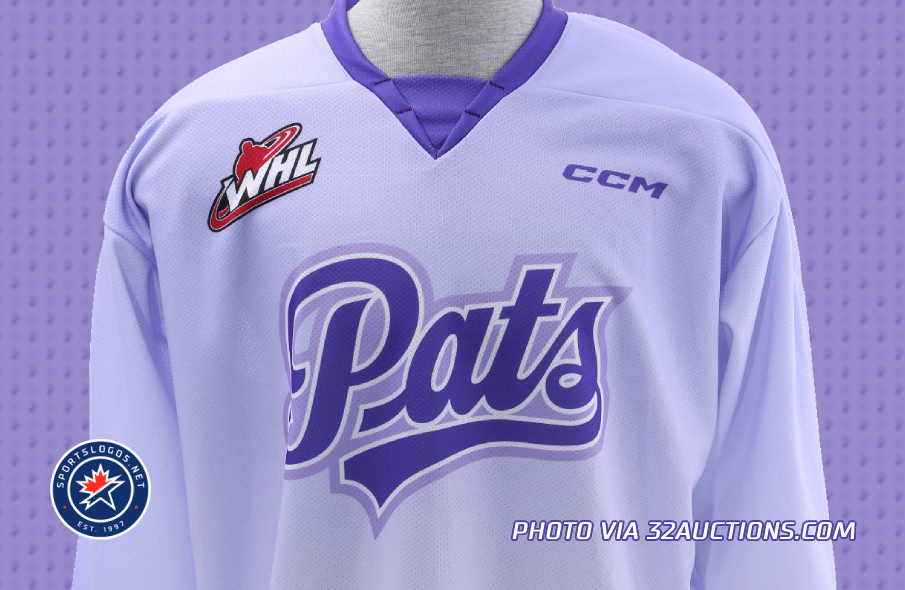 WHL's Regina Pats to Sport Special Jerseys Tonight for Cancer Awareness Game