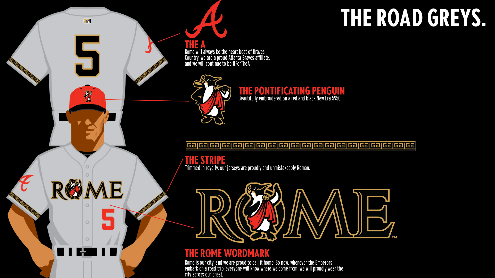 Penguin Themed Emperors To Rule Rome Sportslogosnet News