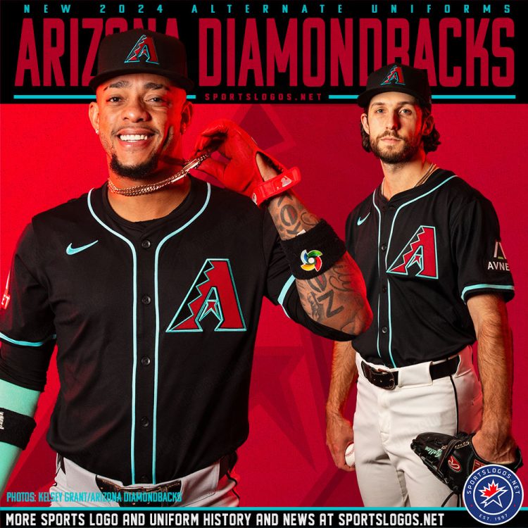 Diamondbacks Unveil Four New Uniforms for 2024, Exchange Sand for Teal