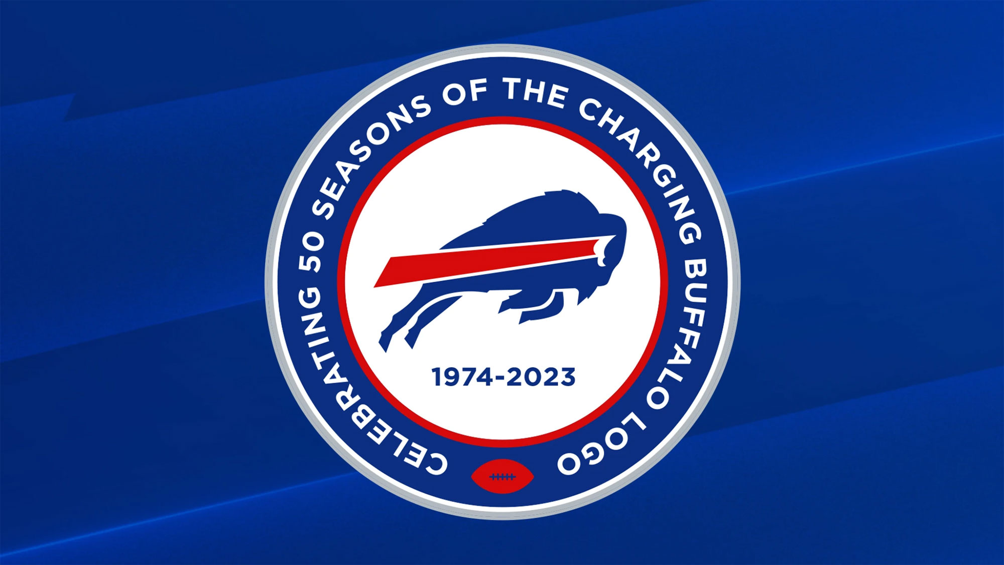 Buffalo Bills Celebrate 50 Seasons Of “Charging Buffalo” Logo