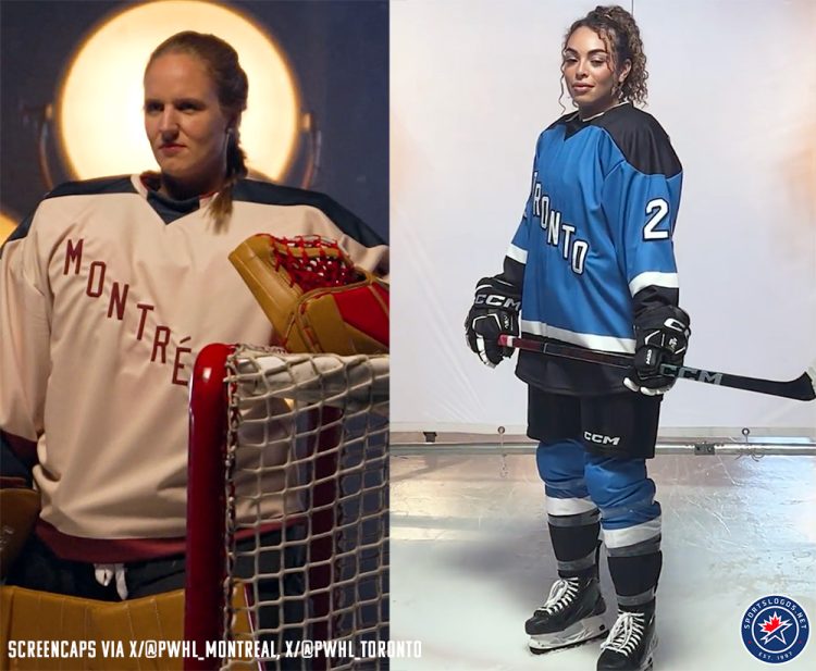 PWHL Releases Inaugural 2024 Uniforms For All 6 Teams SportsLogos Net   Pwhl Uniforms Montreal Toronto 2024 New Sportslogosnet 750x617 