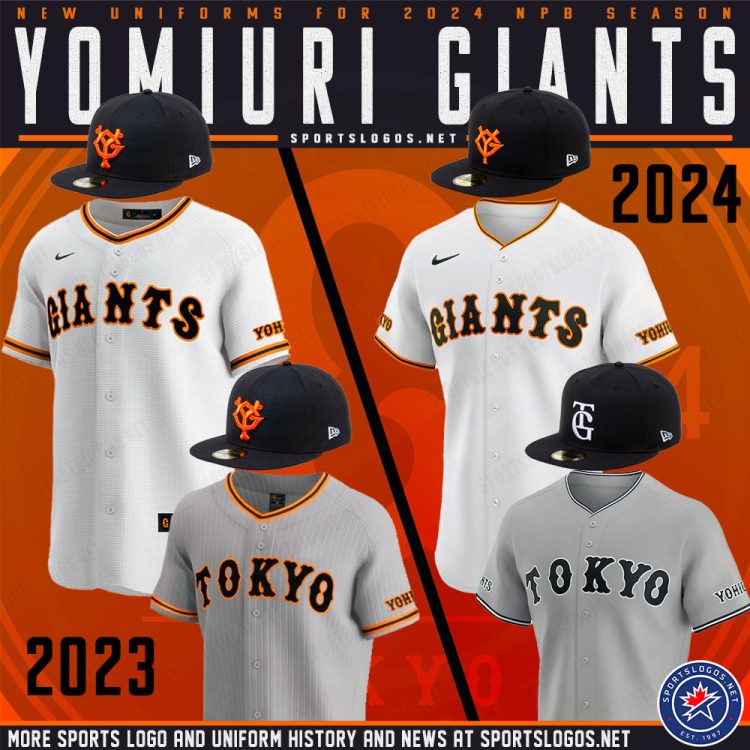 Yomiuri Giants Unveil New Uniforms for 2024, 90th Anniversary Logo