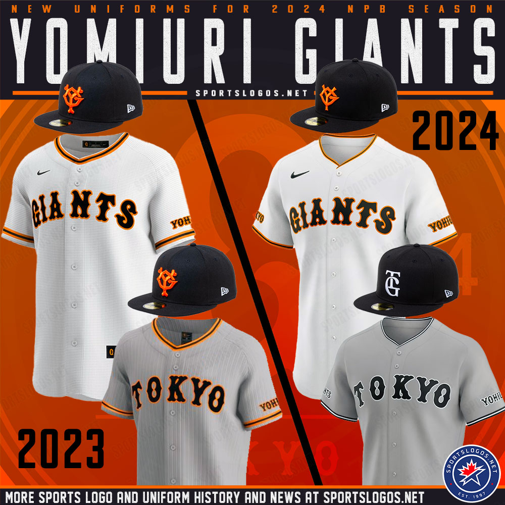 Yomiuri Giants Unveil New Uniforms for 2024, 90th Anniversary Logo