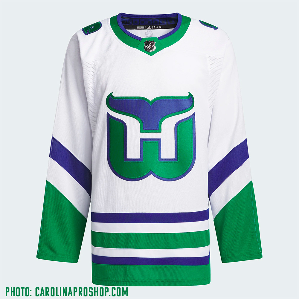 Hurricanes to Wear White Hartford Whalers Uniforms in February 2024