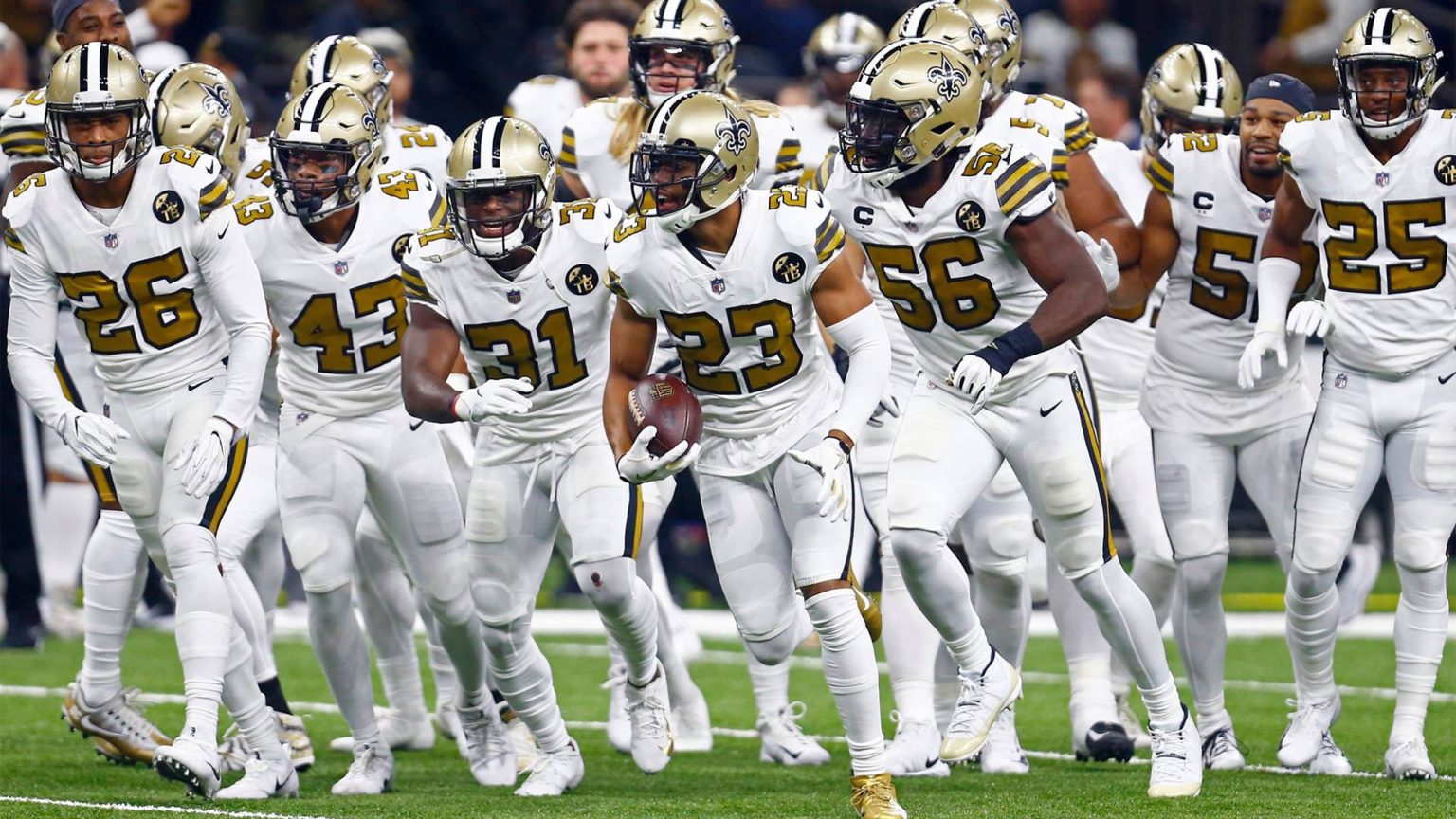 New Orleans Saints To Wear Color Rush Uniforms On Thursday Night ...