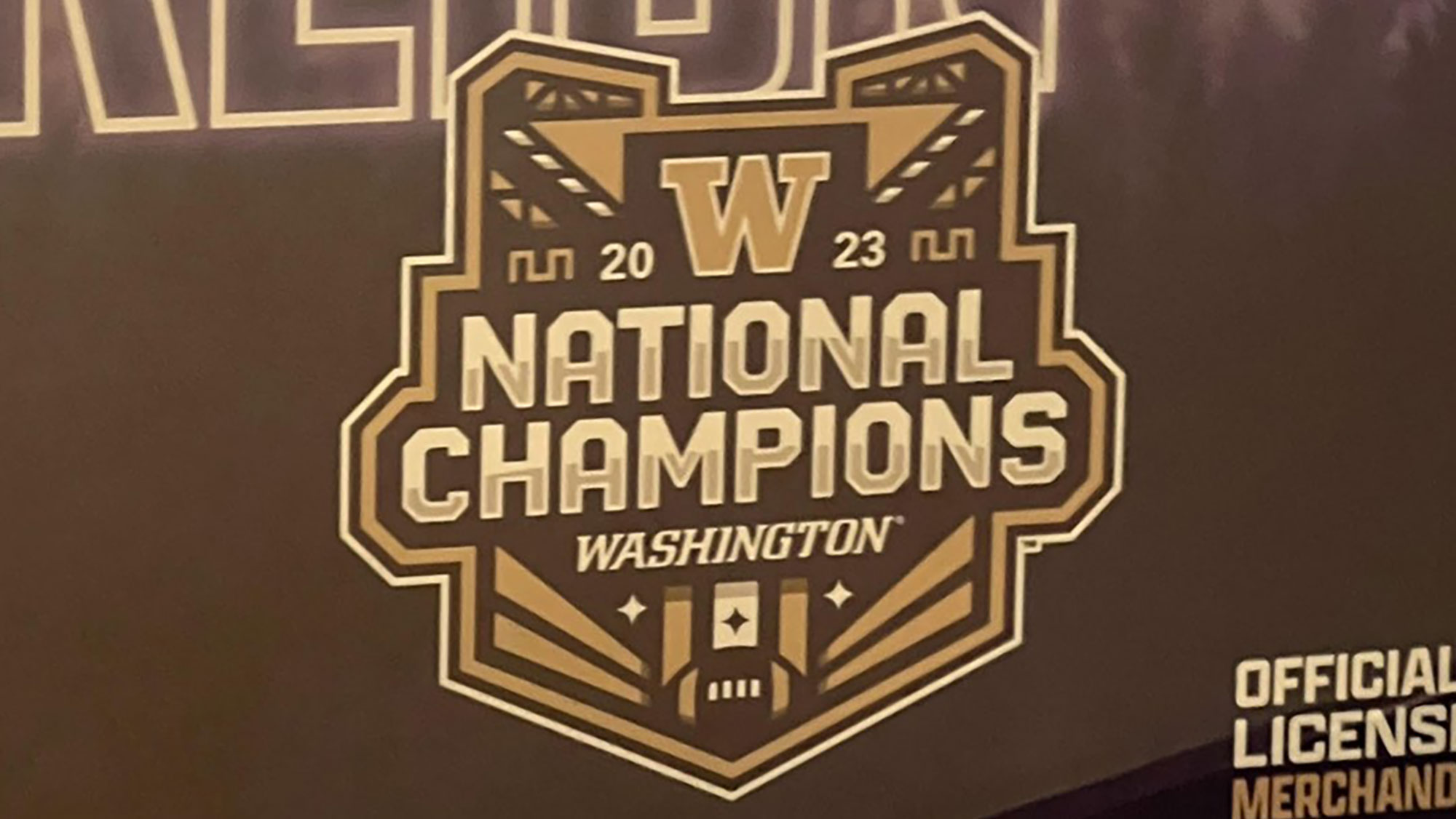 Washington Huskies Phantom College Football Playoff National Championship Logo Leaks