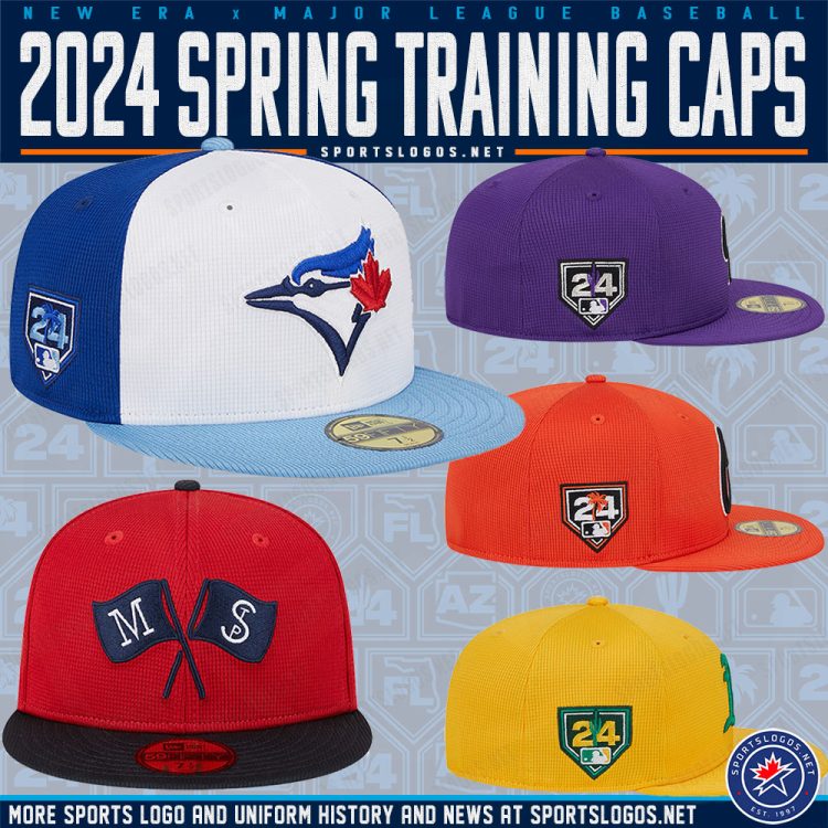    2024 Mlb Spring Training Cap Details Blue Jays Twins New Era Sportslogosnet 750x750 