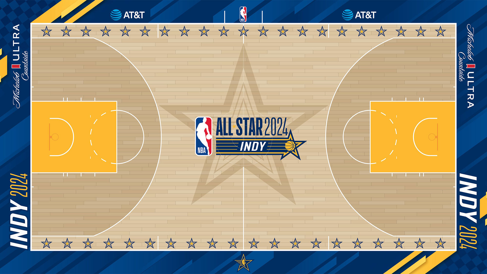 Indiana Pacers Unveil 2024 NBA All-Star Game Court Design