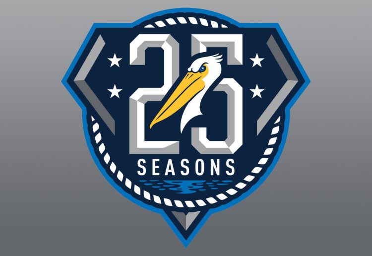 Myrtle Beach Pelicans commemorate 25 seasons with logo